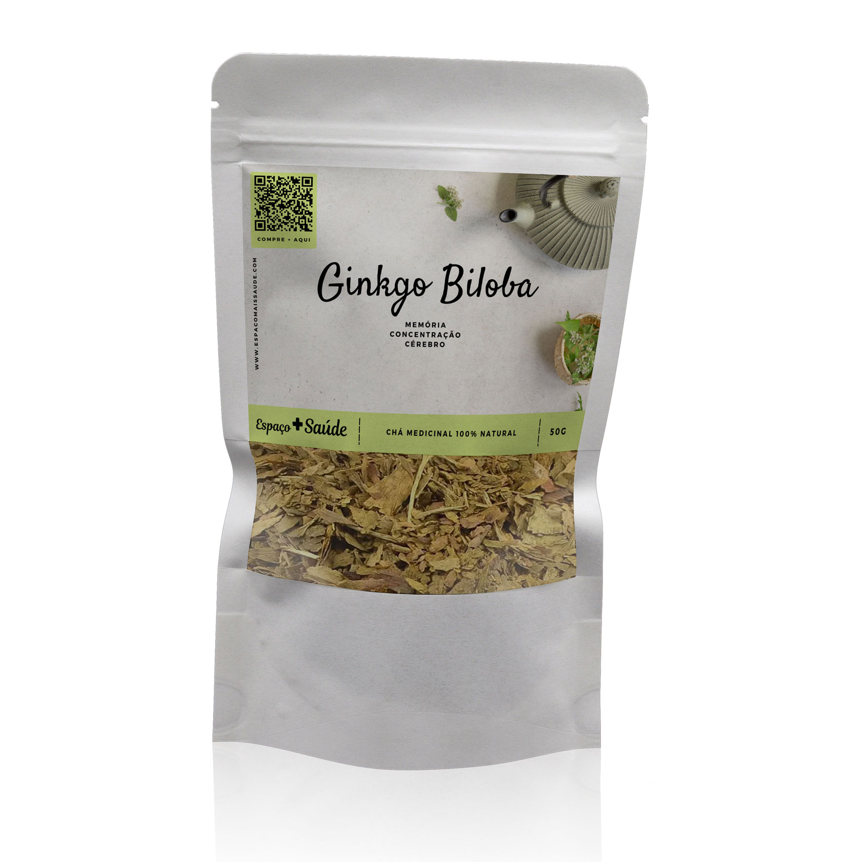 Chá medicinal - Ginkgo Biloba - 50g